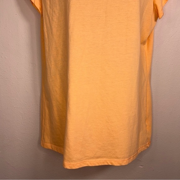 SET OF TWO TEES JUNIORS 19 XXL ORANGE YELLOW VIBRANT CASUAL LIGHTWEIGHT - Picture 11 of 16